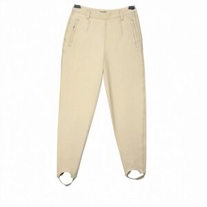 Vintage Lizwear Equestrian Riding Jeans 25x27 Stirrup Breeches Beige 90s Preppy